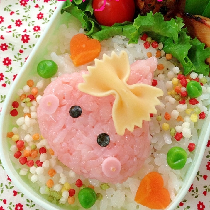 簡単キャラ弁☆ほっぺちゃんのお弁当♪